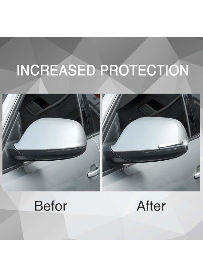 ATMOMO 2pcs Car Rear View Mirror Anti-Collision Strip Sticker Car Bumper Protector Mirror Protector Sticker - Image 3