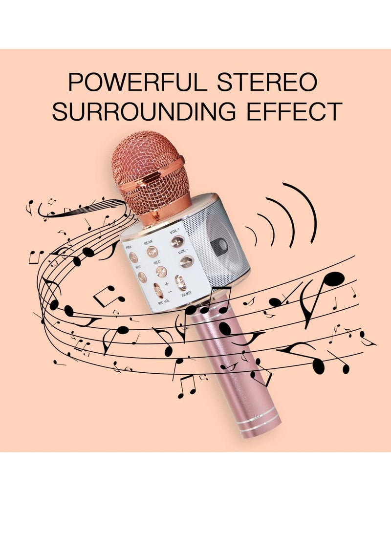 Wireless Bluetooth Karaoke Microphone for Kids Girls Gifts for 5-10 Year Old Boys, Girls - Image 2