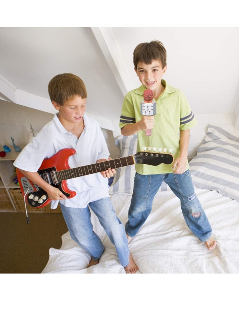 Wireless Bluetooth Karaoke Microphone for Kids Girls Gifts for 5-10 Year Old Boys, Girls - Image 5
