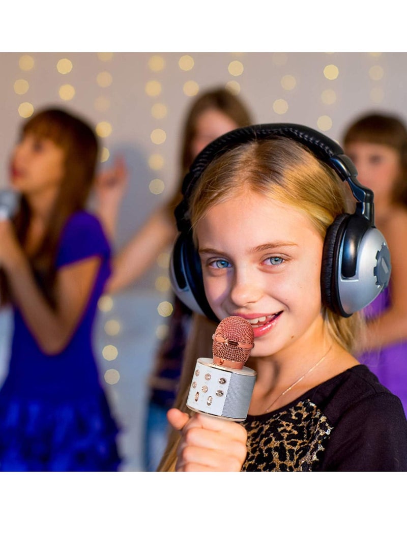 Wireless Bluetooth Karaoke Microphone for Kids Girls Gifts for 5-10 Year Old Boys, Girls - Image 3