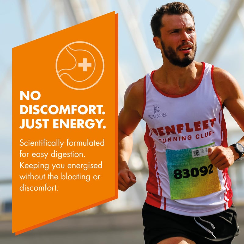 High5 Running Gels Energy - Running Essentials for Quick Release Energy - Natural Fruit Juice & Caffeine-Free - Ideal as Running Equipment, Cycling Supplements, Marathon Training (Orange, 20 x 40g) - Image 5
