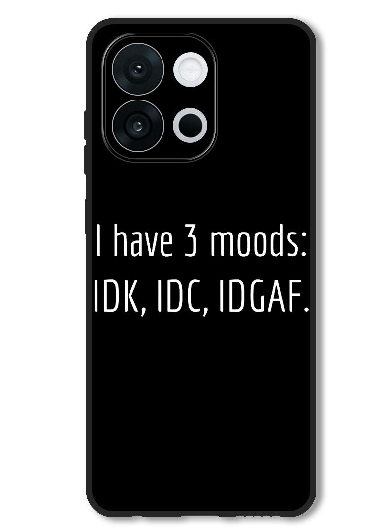 Theodor Case Compatible with OnePlus 13s 6.32 Inch Protection Shockproof Bumper Cover i have 3 Moods - Image 1
