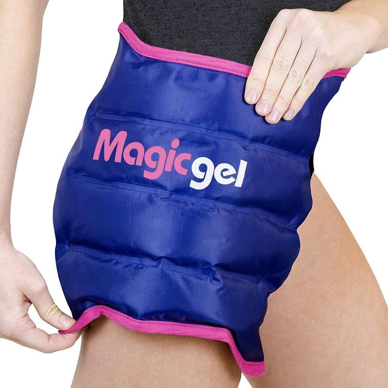 Magic Gel Hip Ice Pack Wrap Reusable Cold Pack for Hip Bursitis Hip Replacement Surgery and Hip Flexor Pain Hip ice wrap for Inflammation Swelling and Hip Pain Relief - Image 1