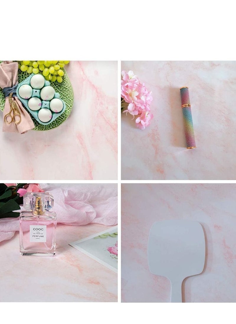 Generic 60*90 Photography Background Double Sided 2 Patterns Waterproof Premium Texture Backdrop Wall Video displaying Props for ins Style Jewelry/Food photoshoots (pink marble)  - Image 3