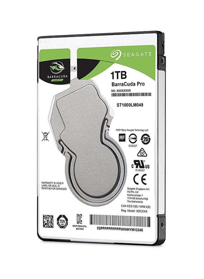 سيجيت بارا كودا برو ST1000LM049 1TB 7200RPM SATA 6.0GB/s 128MB قرص صلب - Image 3