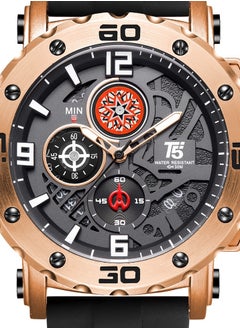 T5 T5 Men's Chronograph Silicone strap Watch  - Image 3