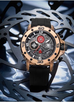 T5 T5 Men's Chronograph Silicone strap Watch  - Image 2