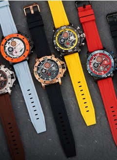 T5 T5 Men's Chronograph Silicone strap Watch  - Image 5