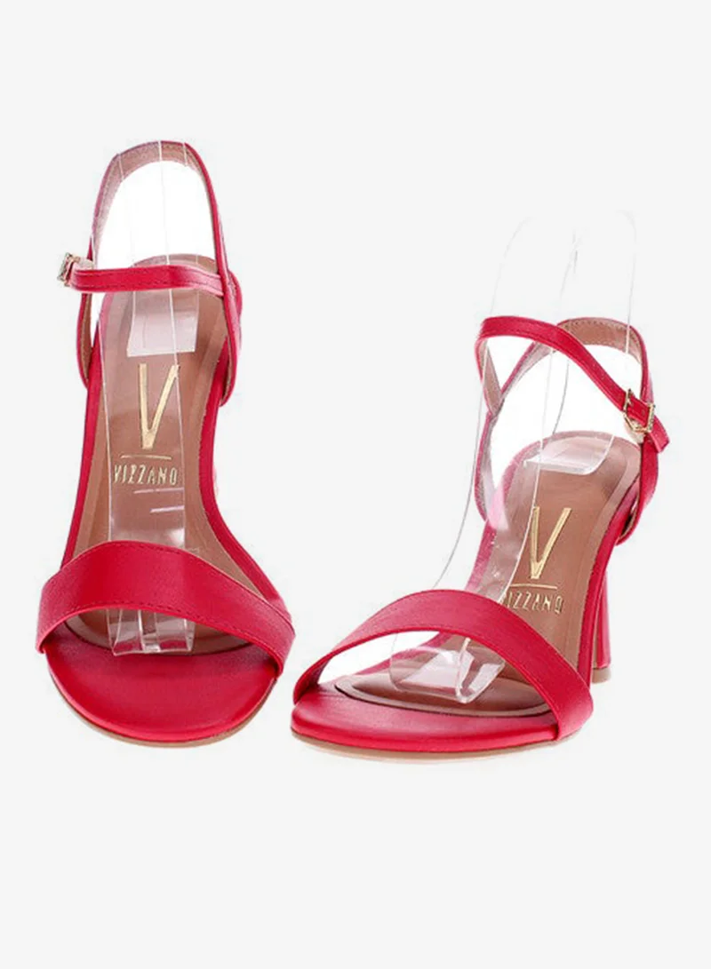 VIZZANO RED Vizzano Ladies High Heel Sandals Red | Made In Brazil for Women | Best Price UAE
