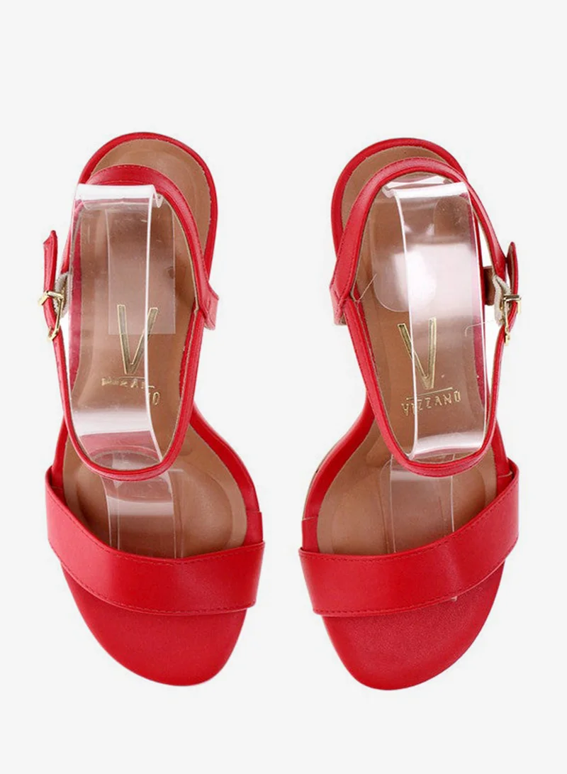 VIZZANO RED Vizzano Ladies High Heel Sandals Red | Made In Brazil for Women | Best Price UAE
