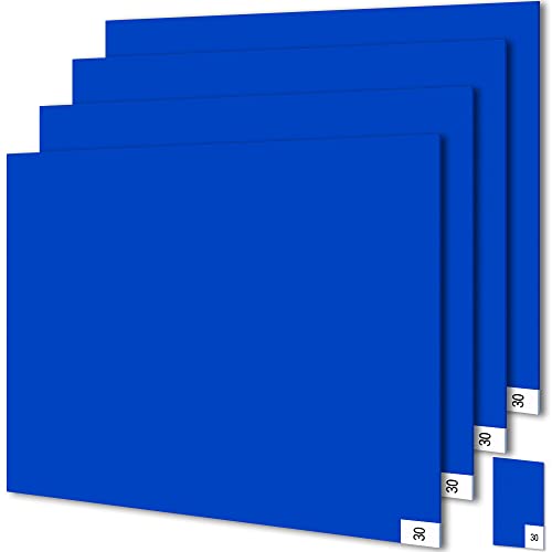 LOSTRONAUT 4-Pack Blue Sticky Mats for Construction - 17"x13" Basketball Shoe Pad - 30 Peel-Off Floor Sheets for Dirt & Hair Removal, Walk-Off Adhesive Design - Basketball Sticky Mat - Image 1