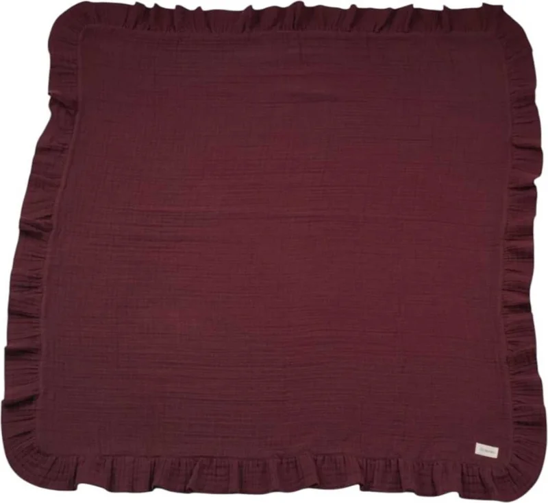 Tezzgelsin 4 Layer Muslin Cloth 100% Organic Cotton Drawstring Baby Blanket