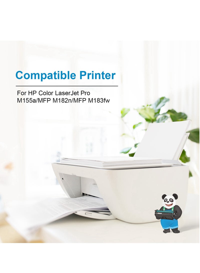 استا خرطوشة حبر ASTA 216A W2410A W2411A W2412A W2413A مع خرطوشة حبر رقاقة متوافقة مع طابعة ليزر جيت برو M155a MFP M182n M183fw W 2410 2411 2412 2413 A - Image 2