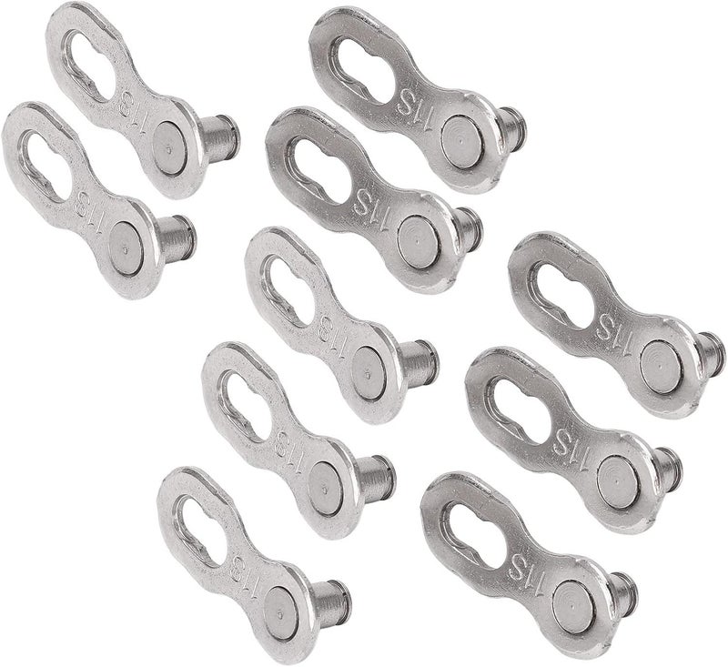 Durable Quick Release 11S Bicycle Chain Link Connector Joints Steel 5 Pairs Set - Image 1