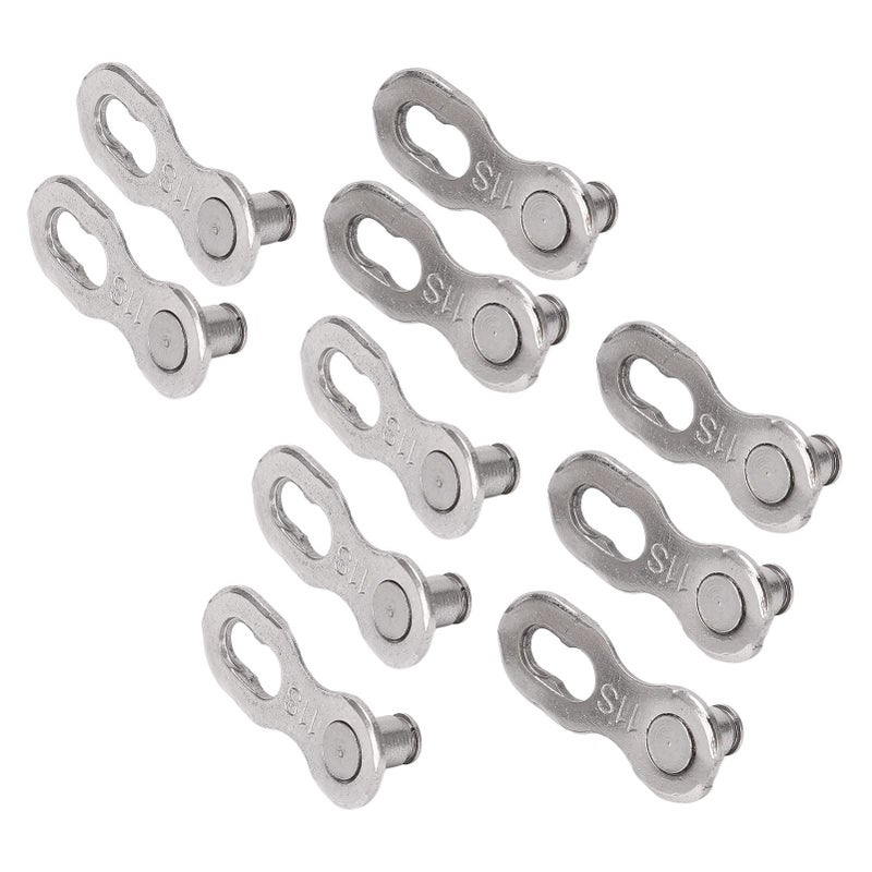 Durable Quick Release 11S Bicycle Chain Link Connector Joints Steel 5 Pairs Set - Image 2