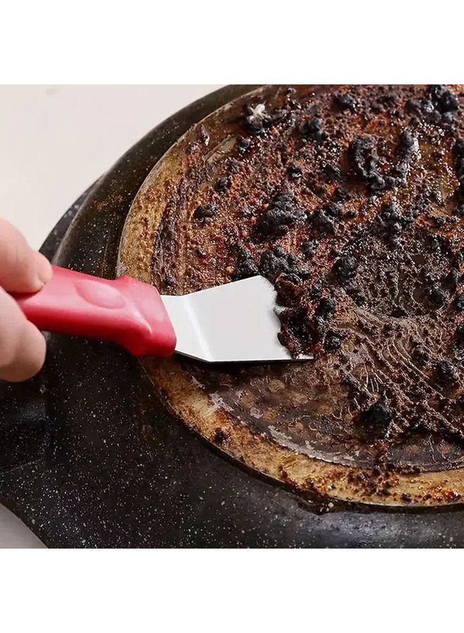 6 قطع مجموعة كاشطات مطبخ سوداء من الفولاذ المقاوم للصدأ مزيل الشحوم متعددة الوظائف - Image 2