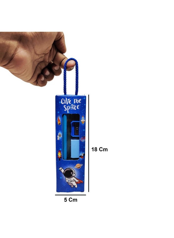 بارتيت مجموعة أدوات مكتبية متنوعة مطبوعة بمساحة من بارتيت، هدايا حفلات أعياد الميلاد، في صندوق فاخر للأطفال (عبوة من 12 قطعة) - Image 4