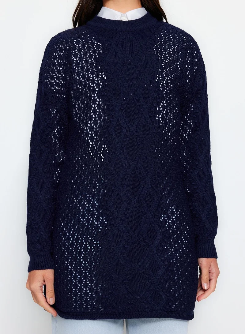 trendyol Openwork Knitted Sweater