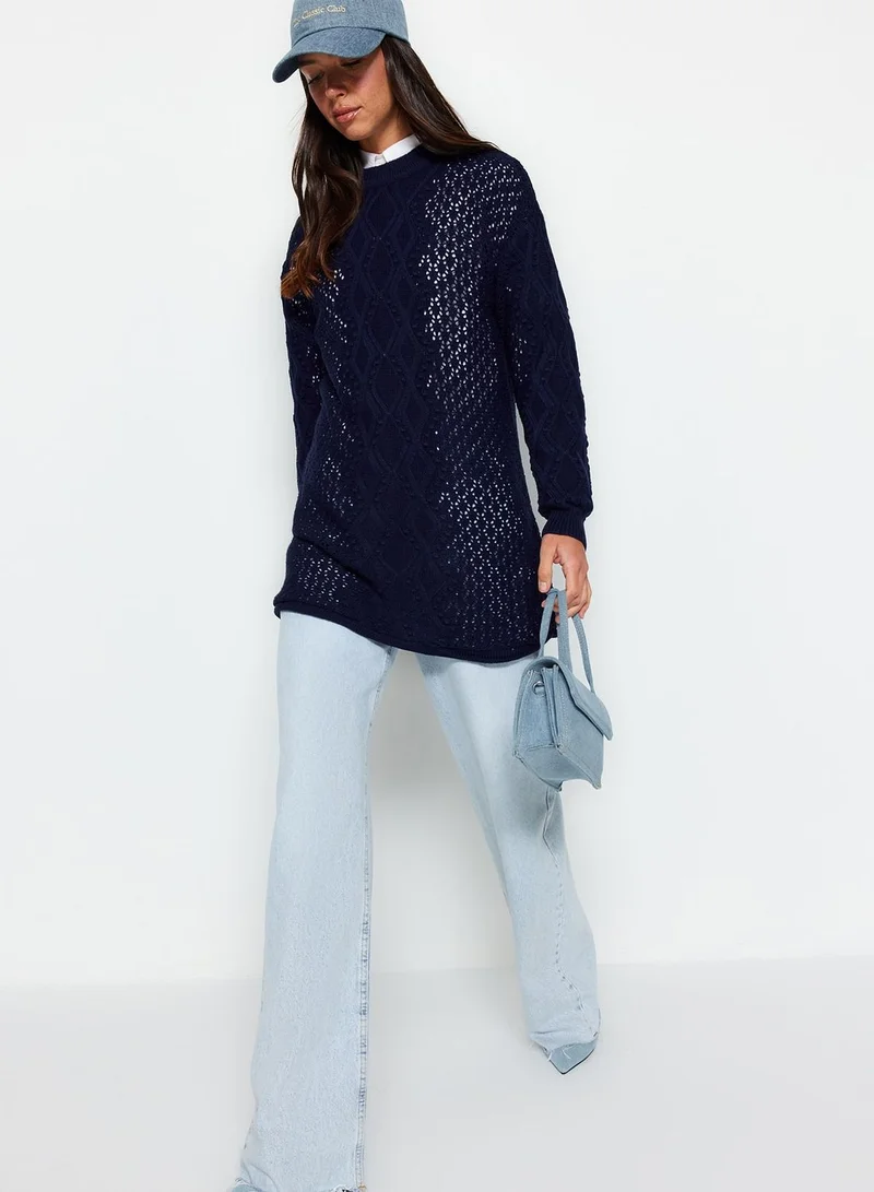 trendyol Openwork Knitted Sweater