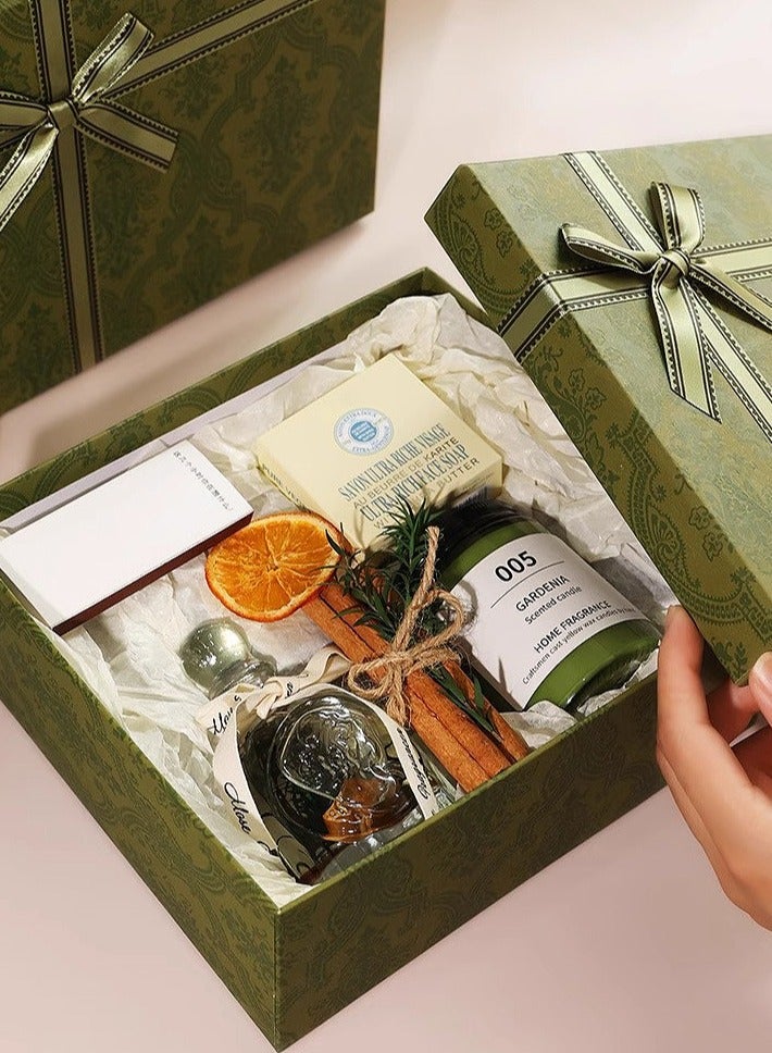 KINGMAZI Candles Gift Set,Set of 7 Gifts Scented Candles Gift Box Soy Candles Scented Candle Gift Box Set for Birthday gift Wedding, Party Souvenir ,Bathroom,Yoga Freesia - Image 2