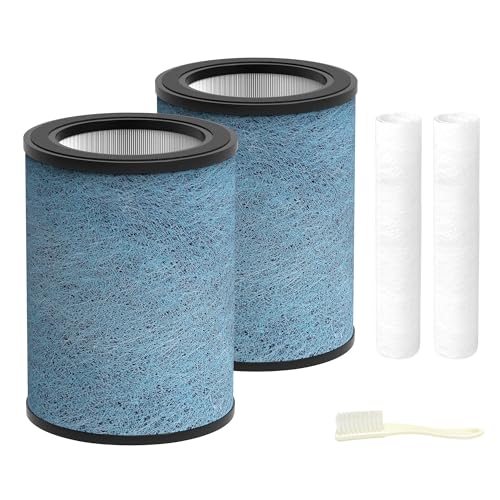 isingoione HP301 HP302 NeverChange Replacement Filter Compatible with Shark HP301/HP302 Air Purifier MAX Clean Sense Series HP200 HC502 HP232 AP1000,H13 Grade HEPA Filter, Part#HE3FKPET - Image 1