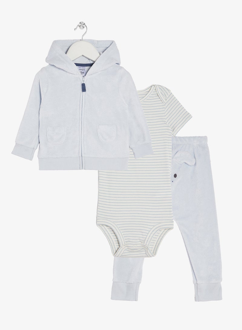 carter's Infant 3PC Cardigan Set - Image 1