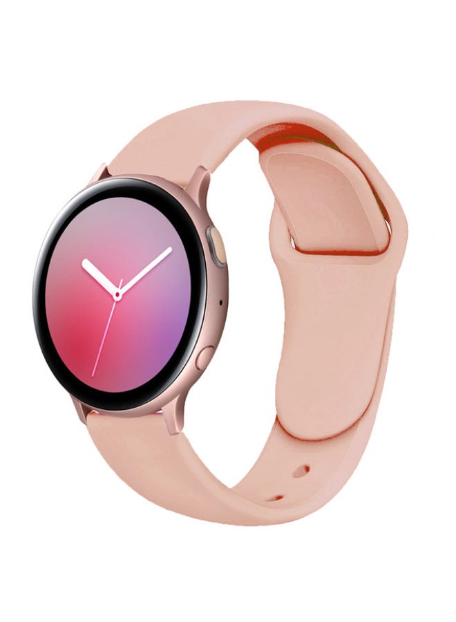 Suitable For Galaxy Active 2 Monochrome Reverse Buckle Silicone Strap 18/20/22mm Sport Inner Buckle Strap - Image 1
