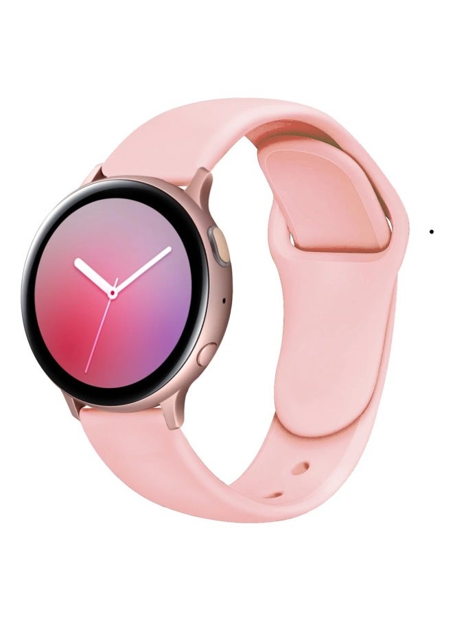 Suitable For Galaxy Active 2 Monochrome Reverse Buckle Silicone Strap 18/20/22mm Sport Inner Buckle Strap - Image 4