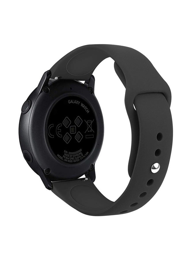 Suitable For Galaxy Active 2 Monochrome Reverse Buckle Silicone Strap 18/20/22mm Sport Inner Buckle Strap - Image 3