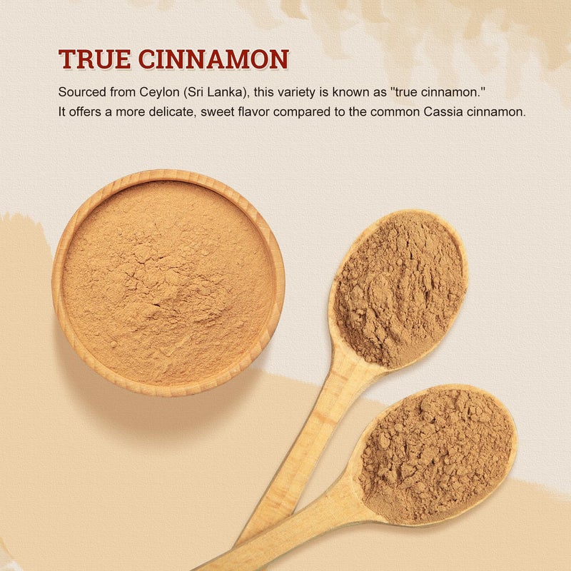 52USA Organic Ceylon Cinnamon Powder - 2 Ounce Bottle, Non-GMO and Gluten-Free, Perfect for Baking and Cooking - Image 5