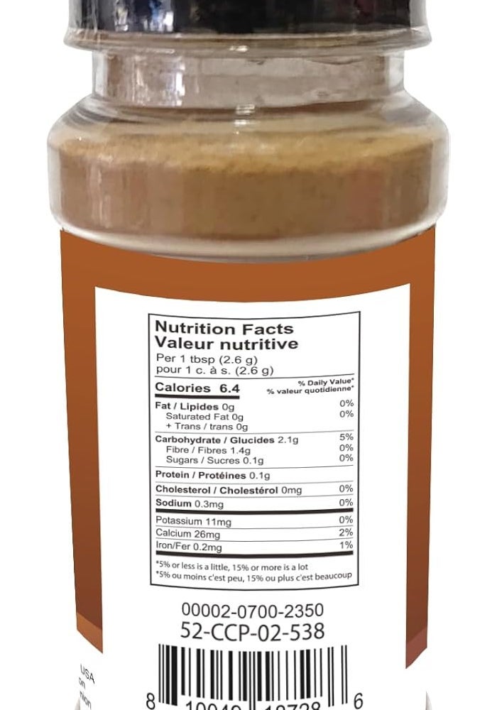 52USA Organic Ceylon Cinnamon Powder - 2 Ounce Bottle, Non-GMO and Gluten-Free, Perfect for Baking and Cooking - Image 2