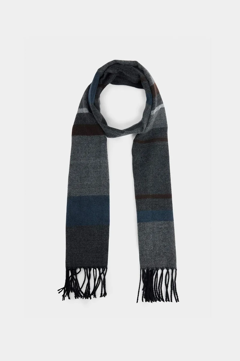 ديفاكتو Man Woven Neck Scarf