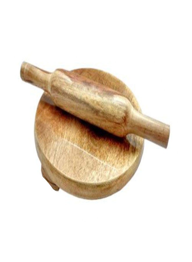 Tausif Creation لوح خشبي وعصا فرد العجين من إنتاج شركة توسيف كرييشن، مصنوع من الخشب بنسبة 100% - Image 1