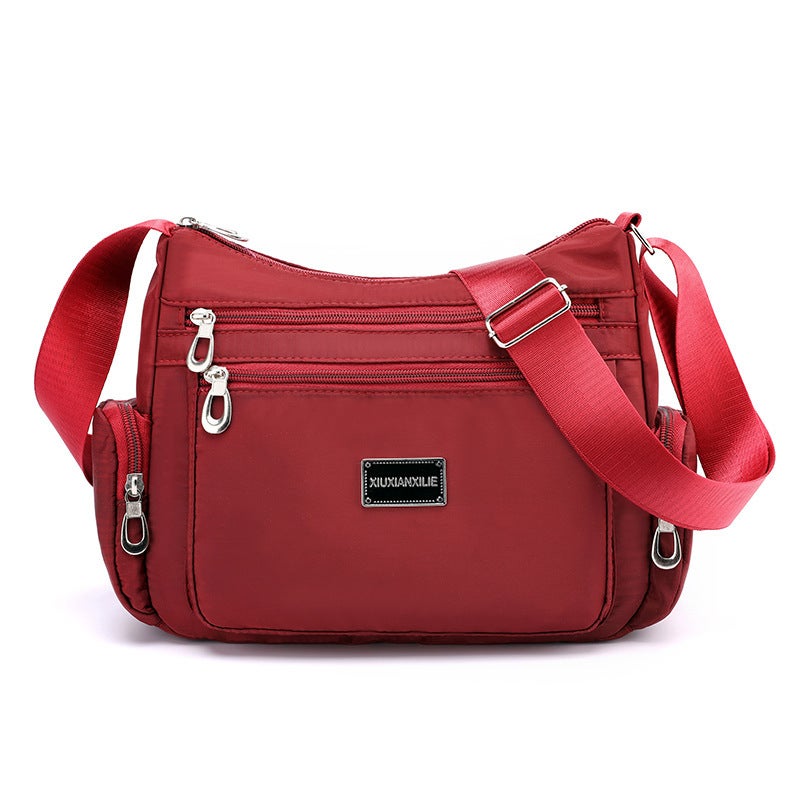 2022 New Bags Fashion Shoulder Bags Womens Casual Nylon Cloth Womens Bags Large Capacity Messenger Bags Manufacturers Wholesale Red
