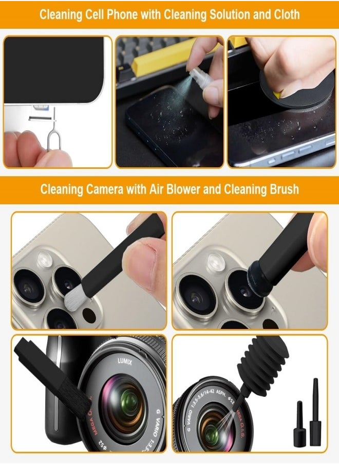 nubite 20-in-1 Electronic Cleaner Kit, Keyboard Cleaner kit, Portable Multifunctional Cleaning Tool for PC Monitor/Earbud/Cell Phone/Laptop/Computer/Bluetooth Earphones/TV Camera Lenses  - Image 3