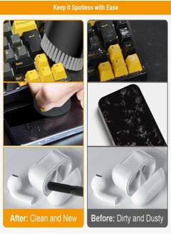 nubite 20-in-1 Electronic Cleaner Kit, Keyboard Cleaner kit, Portable Multifunctional Cleaning Tool for PC Monitor/Earbud/Cell Phone/Laptop/Computer/Bluetooth Earphones/TV Camera Lenses  - Image 4