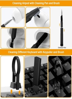 nubite 20-in-1 Electronic Cleaner Kit, Keyboard Cleaner kit, Portable Multifunctional Cleaning Tool for PC Monitor/Earbud/Cell Phone/Laptop/Computer/Bluetooth Earphones/TV Camera Lenses  - Image 5