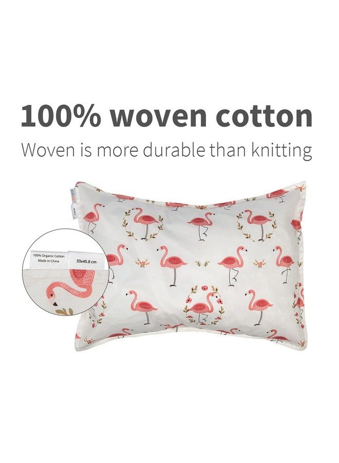 ALVABABY Toddler Pillowcases Cotton Pillow Cover Fits 14X19 Or 13 X 18 Kids Bedding Pillow 2 Pack Large Pillow Covers With Envelope For Babies Children Boys Girls Sleeping And Travel  - Image 3