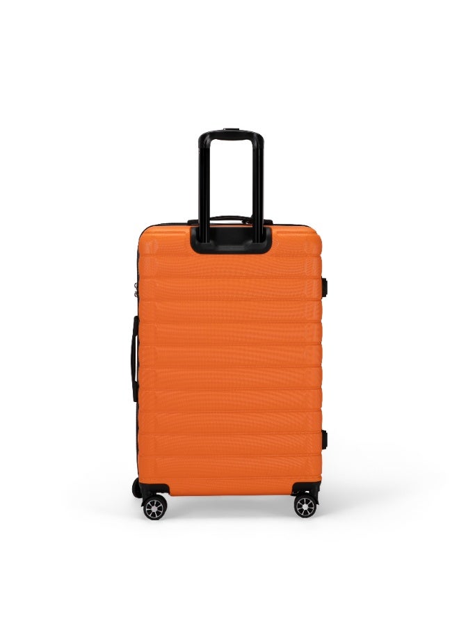 Eagle Express Wood ABS Hard Trolley Luggage - 28 inch - Orange - Scratch-Resistant - Free Protective Cover - 1-Year Warranty - Image 3