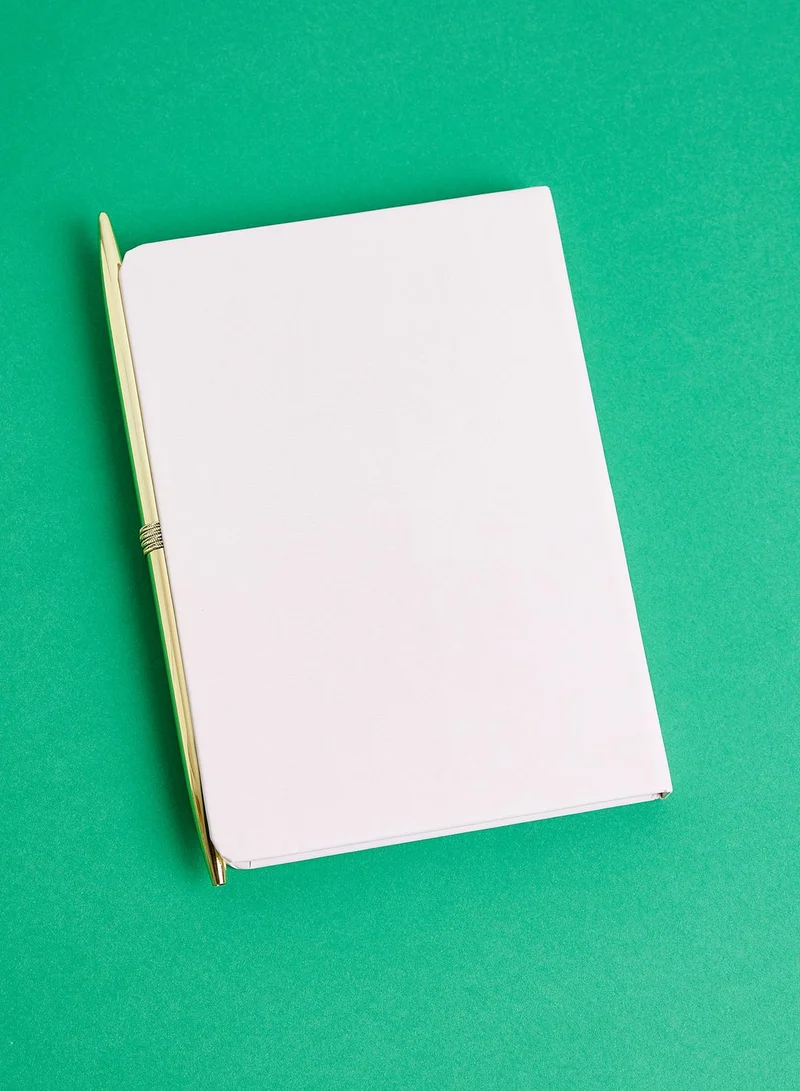 Back to school kit A6 Hardcover Notebook With Metallic Pen