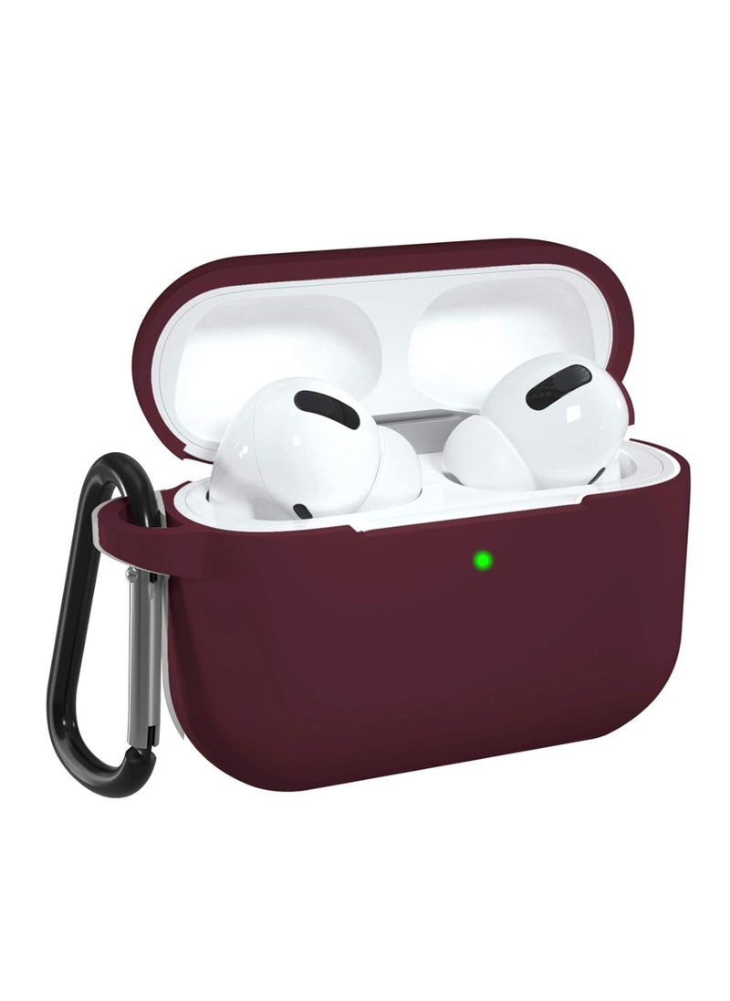 Generic AirPods Pro 2nd Generation Case Cover, Protective Silicone Skin Accessories with Keychain for Women Men for Apple AirPods Pro Gen 2 (2022), Front LED Visible  - Image 1