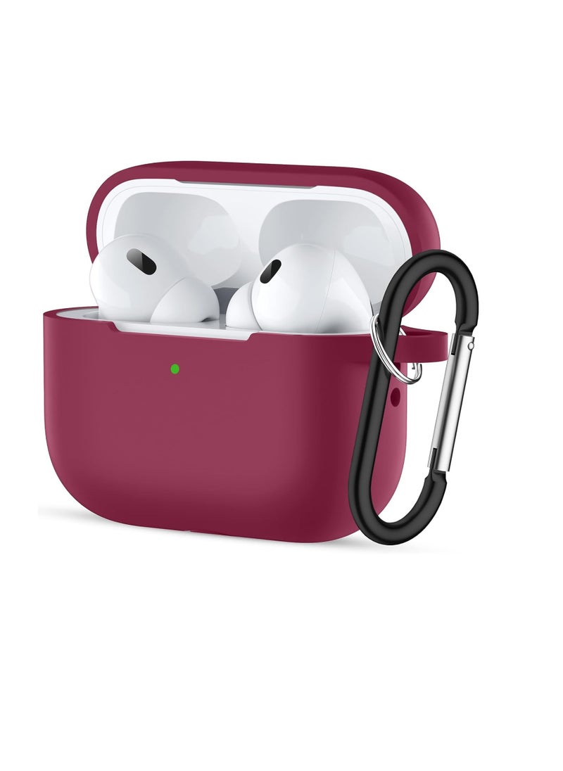 Generic AirPods Pro 2nd Generation Case Cover, Protective Silicone Skin Accessories with Keychain for Women Men for Apple AirPods Pro Gen 2 (2022), Front LED Visible  - Image 4