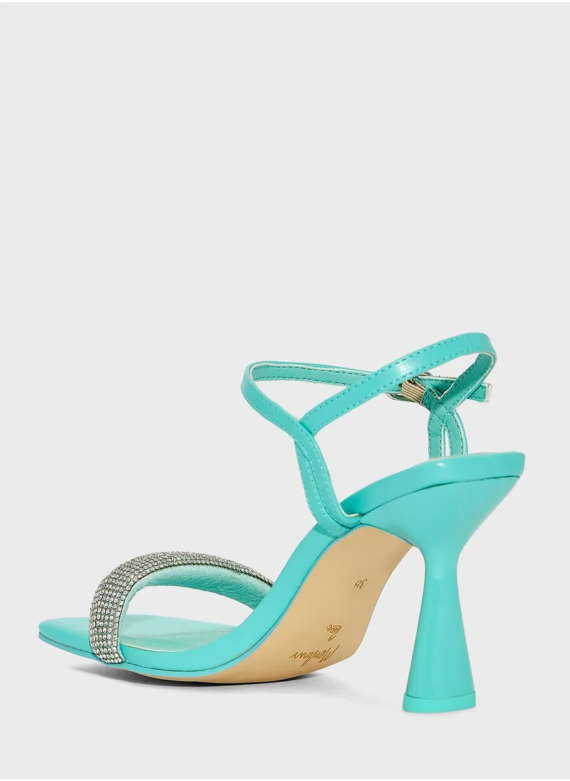MENBUR Ankle Strap High Heel Sandals