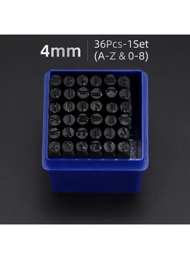 36Pcs 3mm Steel Letter And Number Punch Set For Metal Wood Leather DIY Crafts - Image 5