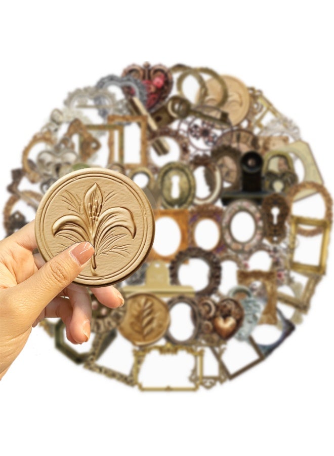 NIBEMINENT 68 Pcs Cartoon Retro Photo Frame Deco Kit Waterproof Stickers, High Definition Printing Bright Colors, Suitable for Laptop Skateboard Luggage Water Bottle Guitar DIY - Image 2