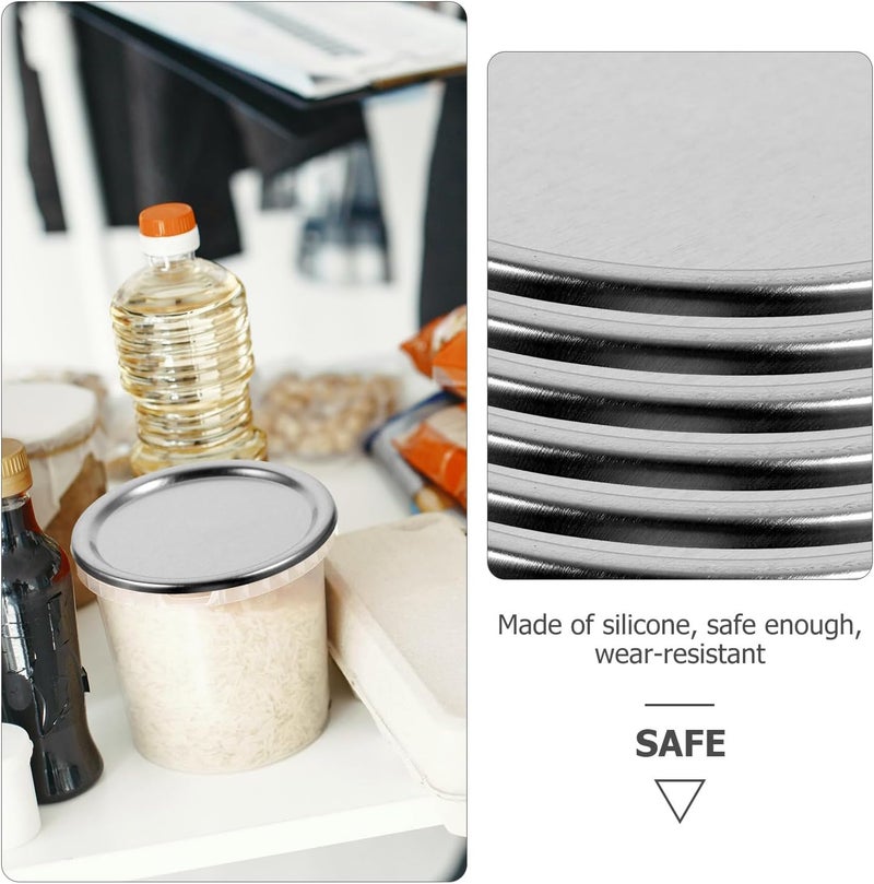 MAGICLULU 48pcs Tinplate Canning Lids with Metal Rings, Leakproof Replacement Covers for Regular Mouth Mason Jars, Sturdy Multipurpose Jar Sealing Caps for Food Preservation and Home Canning - Image 3