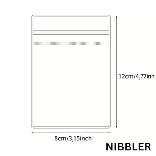 Nibbler 15 Pcs Jewellery Organiser Storage Pouches Clear Zip Lock Cover for Rings, Earrings, Necklace, Transparent, Polyvinyl Chloride PVC (15 Medium) - Image 3