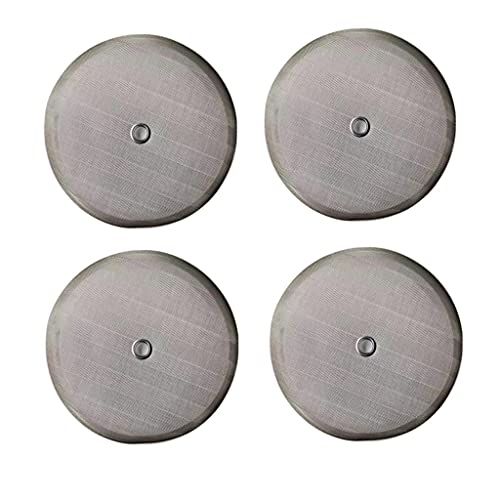 IBETTERN French Press filters 4.5 inch for 50 Oz/1.5 Liter/12cups coffee press, 4 pack french press screen replacement filter with metal center ring - Image 1