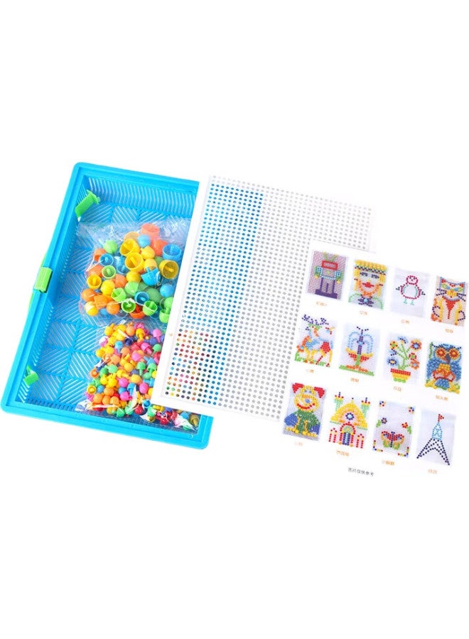 Tatanice Children'S Mushroom Nail Toy, Kindergarten 3-6 Years Old, Screw Nail Board Puzzle, Building Blocks, Girls' Back-To Gift - Image 3