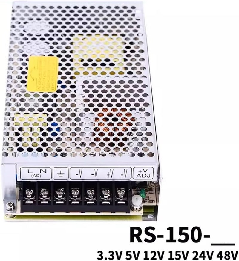 RS-150 RS-150-5 RS-150-12 RS-150-15 RS-150-24 RS-150-48 150W Single Output Switching Power Supply(RS-150-12V 12.5A) - Image 3